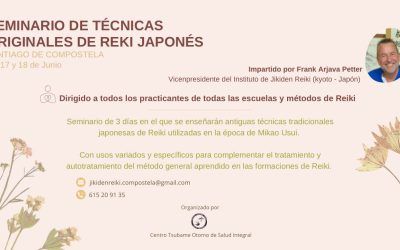 Seminario de técnicas tradicionales de Reiki con Frank Arjava Petter