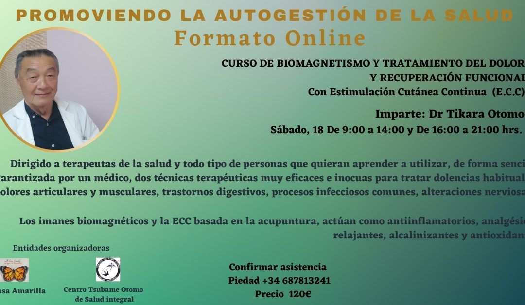 Curso on line de biomagnetismo y Estimulación Cutánea Contínua