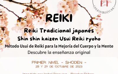 Curso de Reiki Tradicional Japonés. Nivel inicial -Shoden-