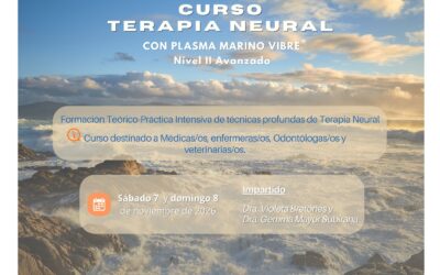 Curso.  Terapia Neural con Plasma Marino Vibre®️. Nivel avanzado